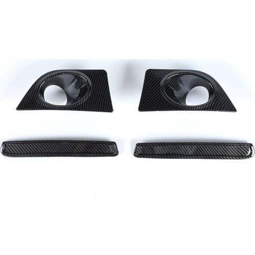 Front Fog Light Lamp Decor Cover Trim Bezels for Ford Mustang 2010 2011 2012 2013 2014 Accessories
