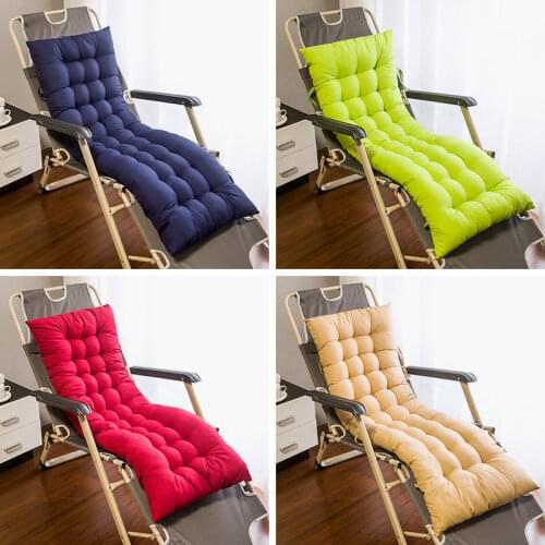 Long Cushion Reclining Chairs Foldable Rocking Chair Cushion Garden Chair Cushion Window Floor Mat Multicolor Optional