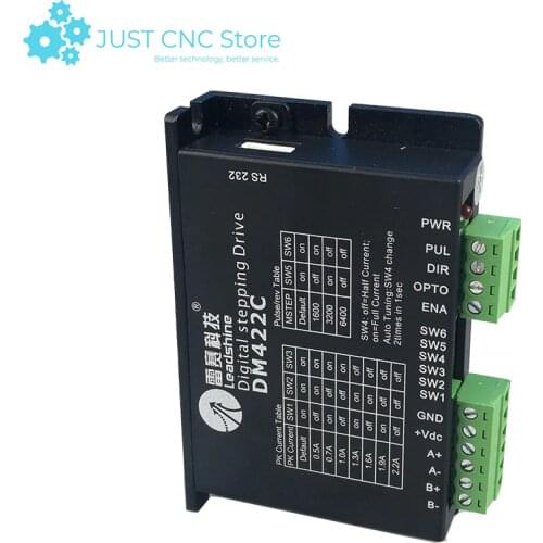 Leadshine DM422C Step Motor Driver two Phase Input Voltage 10-30V DC Current 0.5-3.5A For engraving machine CNC kit