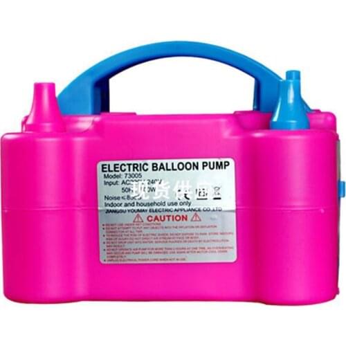 Electric pump balloon double hole air pump inflator balloon tool balloons filling for party wedding home decoration