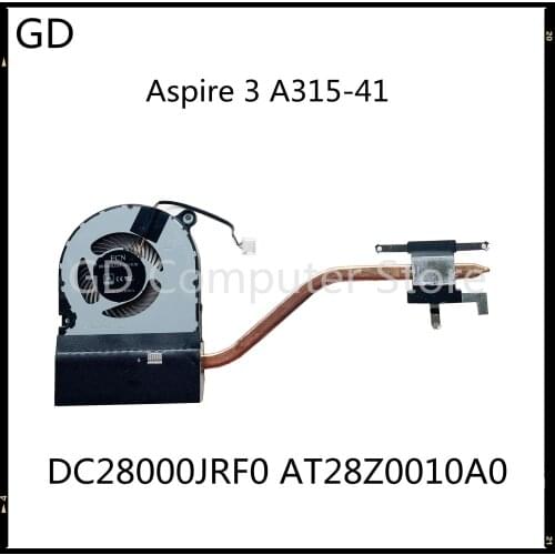 GD Original For Acer Aspire 3 A315-41 Cooling Heatsink and Fan DC28000JRF0 AT28Z0010A0 Full Tested Fast Shipping