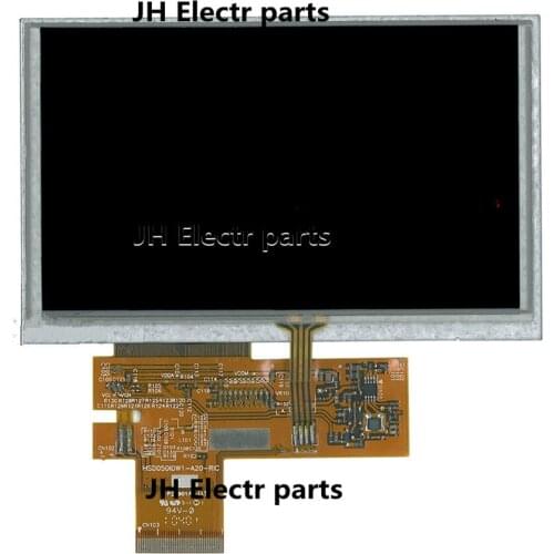 HSD050IDW1-A20 HSD050IDW1 A20 800*480 100% tested 5 Inch LCD Display Screen Panel +Touch Screen Sensor For HannStar
