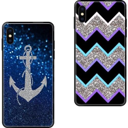 Best Selling Love Purple Pink Gold Glitter Chevron For Xiaomi Mi Note A1 A2 A3 5 5s 6 8 9 10 SE Lite Pro Ultra Black Soft TPU