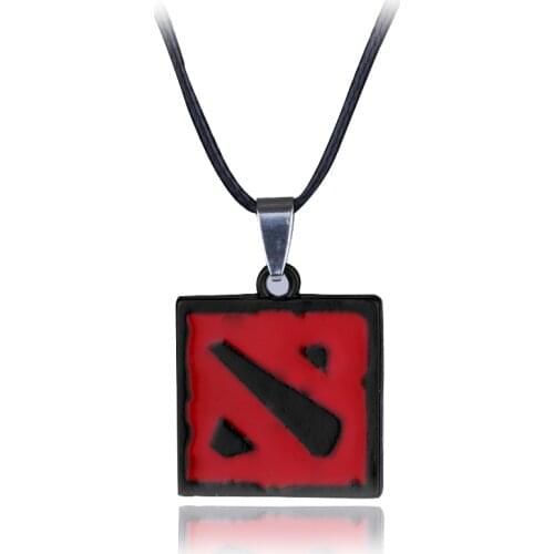 MQCHUN 2 Colors Dota 2 Pendant Necklace Europe America Women And Men Enamel Necklaces Pendants Game Jewelry-30