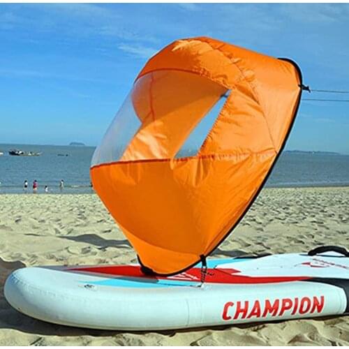 Downwind Wind Sail Kit Kayak Wind Sail 42 Inch Foldable Sail Paddle Board Accessories For Boat Kayak Canoe