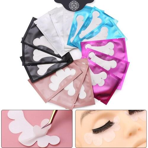 50Pairs Clouds Shape Eyelash Extension Patches Under Eye Pads Grafting Lash Accessories Paper Eye Gel Sticker Wraps Makeup Tools