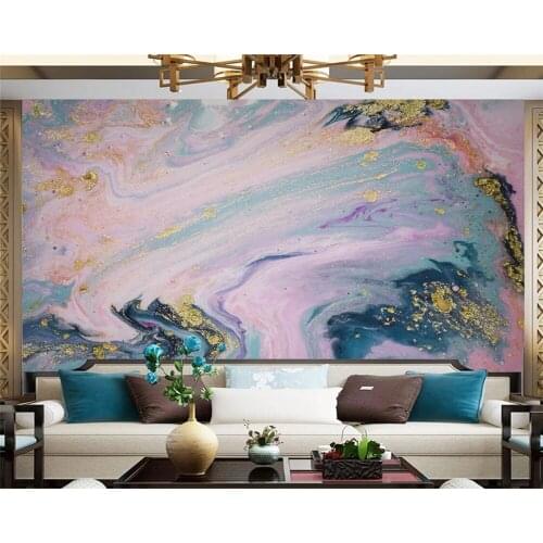 Custom 3D wallpaper wall painting gold powder family abstract stone background wall living room artist home decoration wallpaper