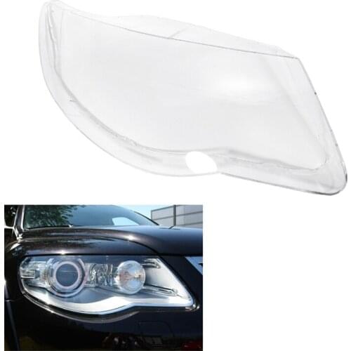 Car Clear Front Headlight Lens Shell Cover Replacement for Touareg 2007 2008 2009 2010