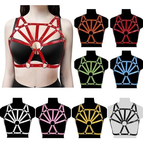 Tactical Belt Female Harness For Women Sword Belt Corset Sexy Luxury Lingerie Tops Chest Waistband Punk Goth Pu Leather Garter