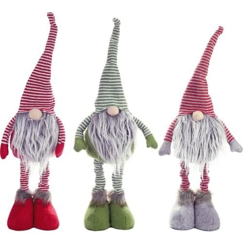 Christmas Decorations For Home Christmas Tree Decorations Santa Snowman Elf Christmas Ornaments Kids New Year Gift