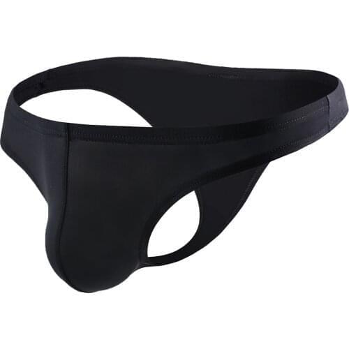 Sexy Mens Lace Underwear Shorts Solid Underpants Pouch Soft Ice Silk Breathable Briefs Panties Mens Underwear Мужские Стринги