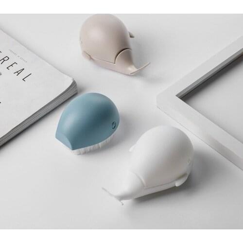 3Colors Portable Shoe Brushes Whale Shape Multifunction Cleaning Tools PP/PE Washing Brush for Household