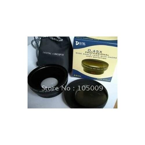 62mm 0.43X Wide Angle Macro Conversion Lens for nikon canon pentax sony olympus DSLR camera