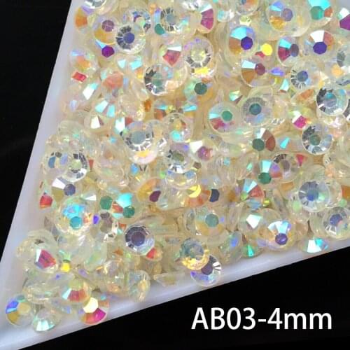 1000pcs/bag Glass 3D Rhinestones DIY Nail art For Nail Art Design Gems Nail Decorations Crystal Strass AB Stones 2mm/3mm
