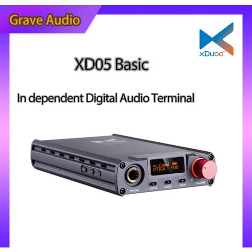 XDUOO XD-05 Basic AK4490 PCM384KHz DSD256 XMOSXU208 HiFi Protable Headphone Amplifier