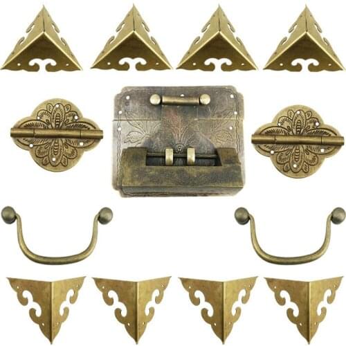 The whole package copper hardware for wooden wine box