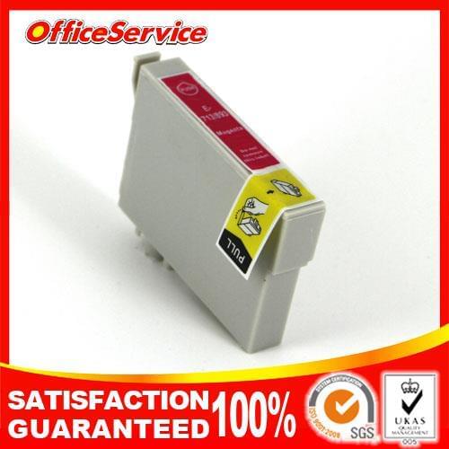 High quality Compatible ink tank with full ink magenta for epson T0713 4pk free shipping