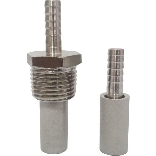 1/2" NPT Beer Brewage Stainless Steel Carbonation Aeration Stone Bar Aeration/ Oxygenation Diffusion Stone 2