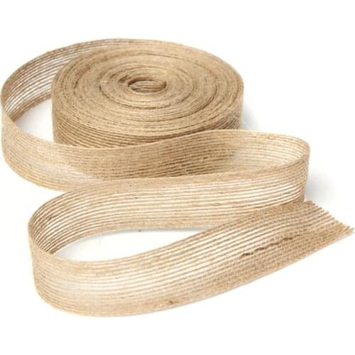 10M/Roll 1.5/2/2.5/3/3.8CM Wedding Birthday Party Decorations Linen Home DIY Adorn Materials Craft Supplies Flowers Packaging