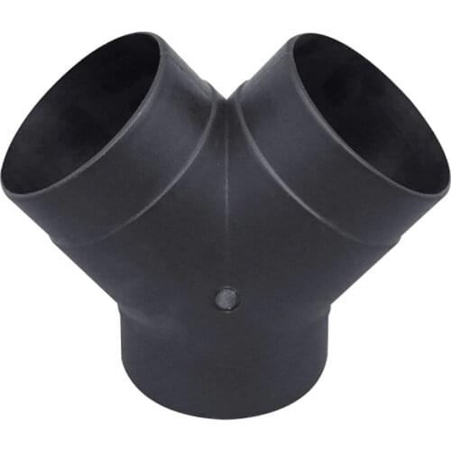 75mm Plastic Air Vent Ducting Y Piece Elbow Pipe Outlet Exhaust Connector For Eberspaecher Air for Diesels Parking Heater Parts