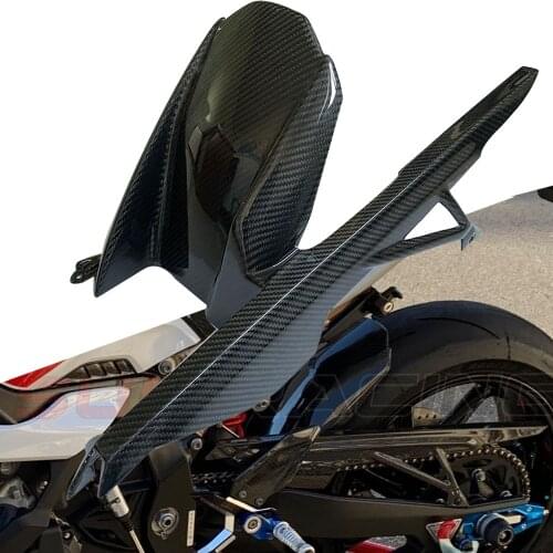 For BMW S1000RR S1000 RR S 1000R 2019 2020 Carbon fiber Motorcycle Rear Fender Splash Mud Dust Guard Mudguard S1000RR 2019 2020