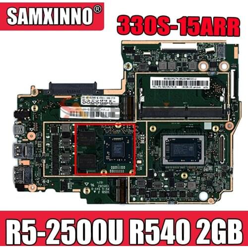 Akemy For Lenovo 330S-15ARR Notebook Motherboard AMD Ryzen 5 2500U GPU R540 2GB RAM 4GB DDR4 Tested 100% Working New Product