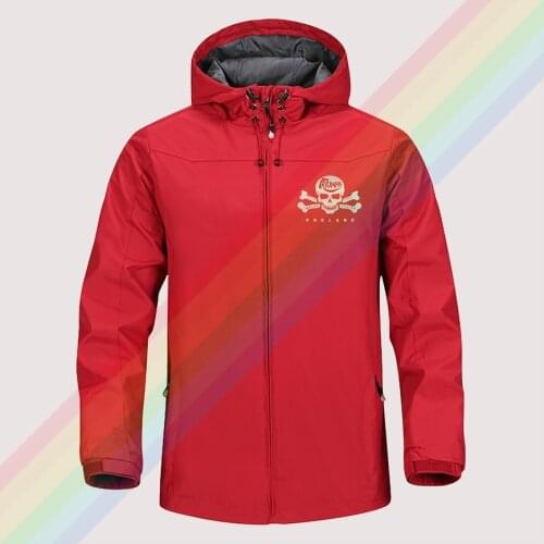 Triumph classic logo race letter autumn winter sailing hiking Outdoor Hooded Windproof Jacket Men Top Quality Soft Asian size