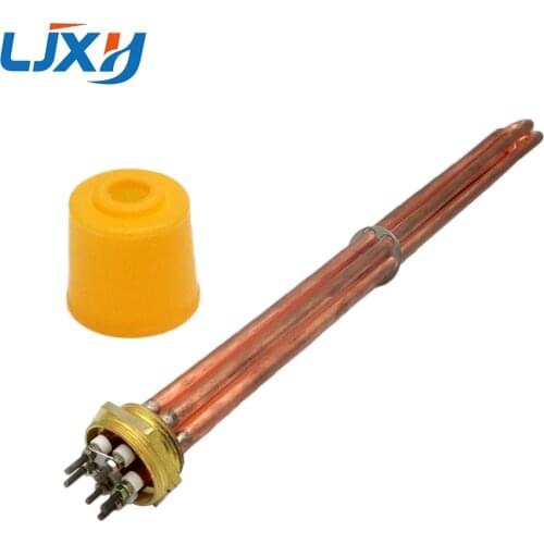 Copper 2"/DN50 Water Heating Element, 600mm Lengthening Copper Tube with A Fixed Plate, Heater for Tank&Boiler 380V 6KW/9KW/12KW