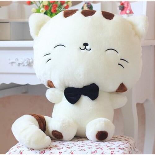 Lovely Cat Soft Plush Cat doll Girl toy Animal Dolls baby gift 28*45 cm Stuffed doll toy Kawaii Cute cartoon cartoon cat Cushion