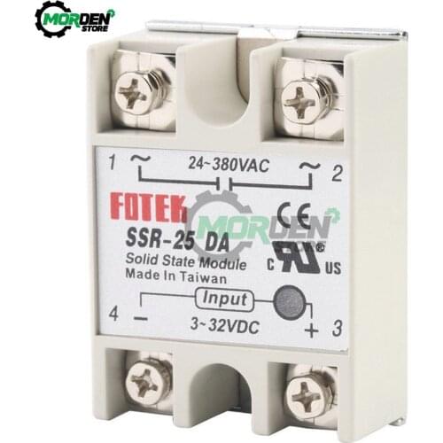 SSR -10DA 25DA 40DA 50DA 60DA 100DA DC Control AC SSR Single Phase Solid State Relay