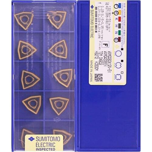 Original Carbide Insert CNC WNMG080412N AC530UAC820PAC630M For Blade Processing