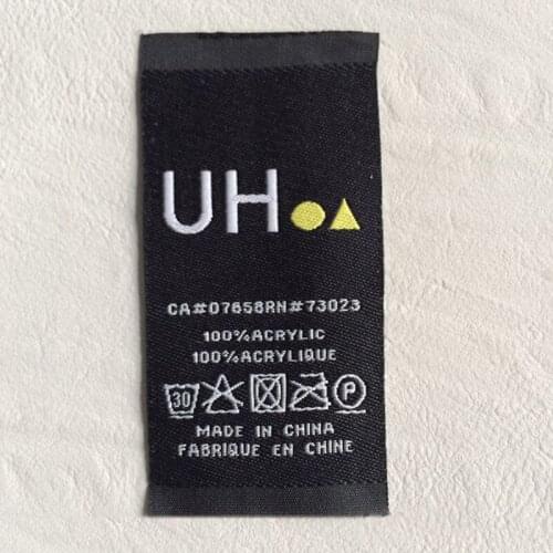 Custom Clothing Labels Garment Woven Labels Etiquette for Clothing custom labels for your Brand name