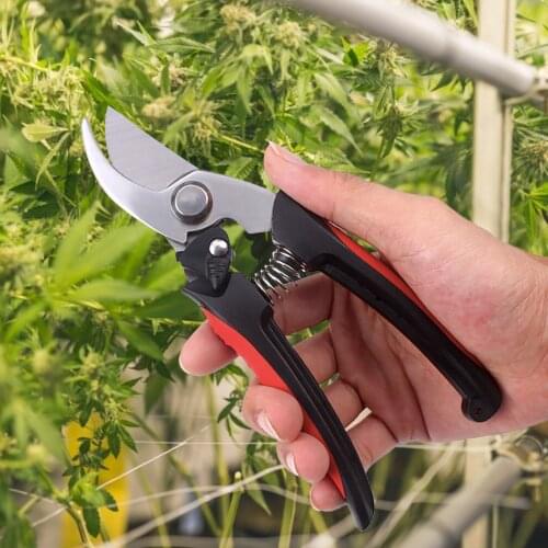 Gardening Plant Trim Horticulture Hand Pruner Cut Secateur Shrub Garden Scissor Tool Anvil Branch Shear Orchard Pruning Shears