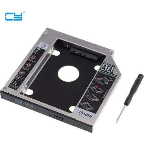SATA 22pin HDD HD Hard Disk Drive Caddy Case for 12.7mm Universal Laptop CD / DVD-ROM Optical Bay