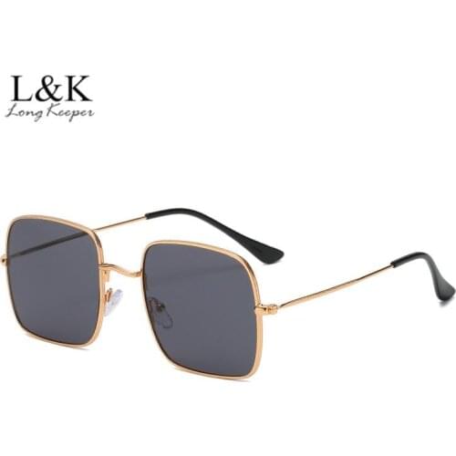 Classic Square Sunglasses Women Retro Metal Frame Sun Glasses For Men Driving Glasses Vintage Shades Eyewear Oculos Feminino