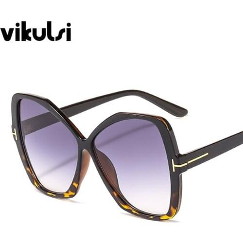 Vintage Square Cat Eye Sunglasses Oversized Frame Oculos De Sol Feminino 2019 Luxury Women Brand Designer Sun Glasses UV400