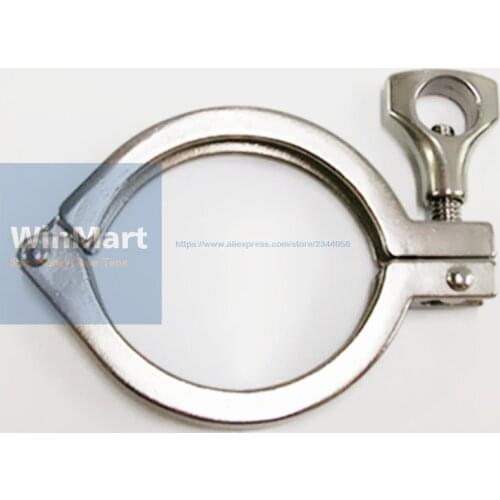 4.5" ( 114mm ) Tri Clamp Ferrule 130mm O/D 304 Stainless Steel Tri Clover Sanitary Fitting for home Brewing