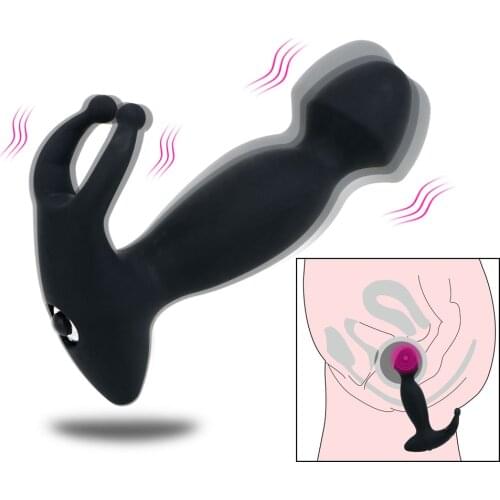 Anal Dildo Vibrator Silicone Prostate Massager Sex Toys for Men Women Gay Anal Butt Plug G-spot Stimulator Sex Products