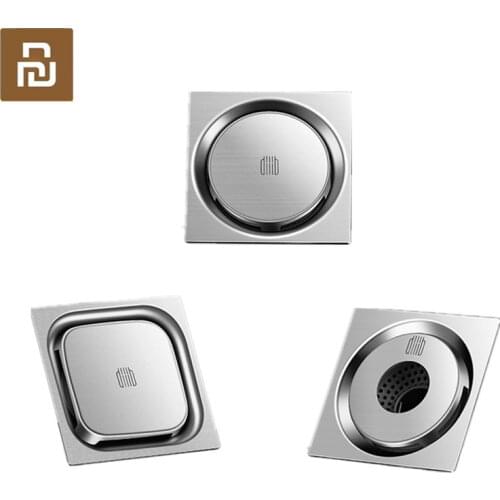 Xiaomi Diiib Floor Drain Deodorant Insect Proof Stainless Steel Swirling Drainage Kitchen Bathroom Anti-blocking drain plug