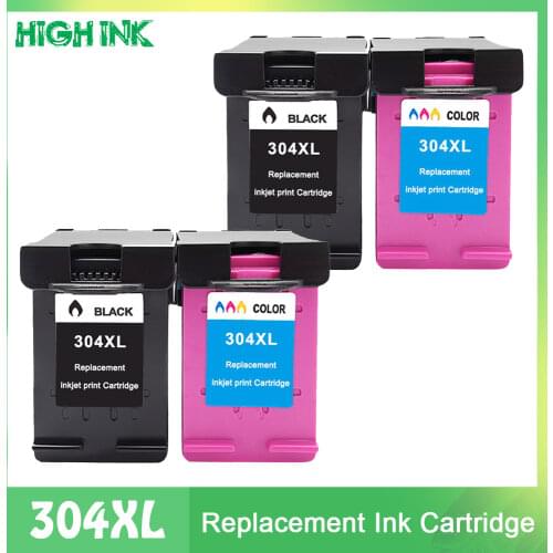 YLC Compatible Ink Cartridge 304XL hp304 hp 304 xl For HP deskjet envy 2620 2630 2632 5030 5020 5032 3720 3730 5010 printer