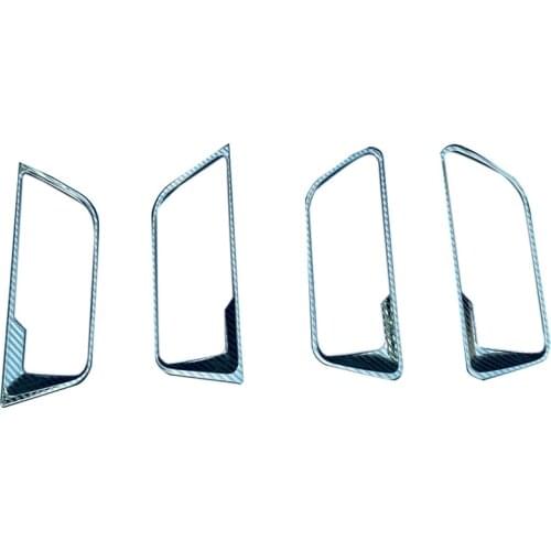 4Pcs Car Inner Handle Frame Inner Door Handle Bowl Car Interior Accessories for Toyota Harry Venza 2020 2021