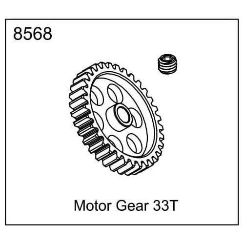 ZD racing EX07 accessories super sports car 1/7 original accessories 8562 8563 8564 8565 8566 8567 8568 Motor gear 22T-33T