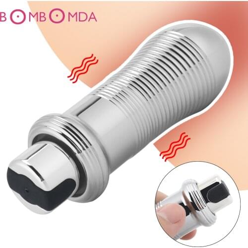 Anal Plug Sex Toys For Women Metal 10 Speeds Frequency Vibration USB Charging Vagina Anal Stimulator For Female Masturbators