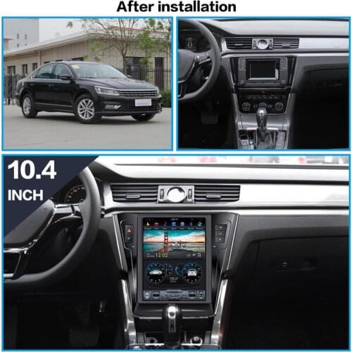 Verticl screen Tesla style Android 9.0 Car multimedia Player For VW Volkswagen Passat 7 2015 2016 car GPS radio stereo head unit