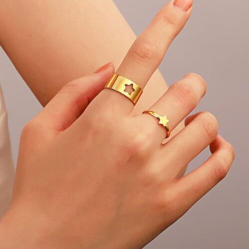Bigtreeonline Women's Gold Rings