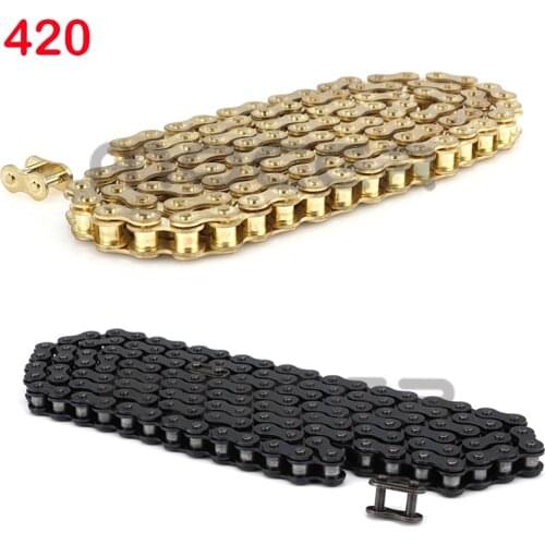 420 102/106/108 Links Motorcycle Drive Chain Link For CRF 50 70cc 90cc 110cc 125cc 140cc 150cc Pit Dirt Quad ATV Bike
