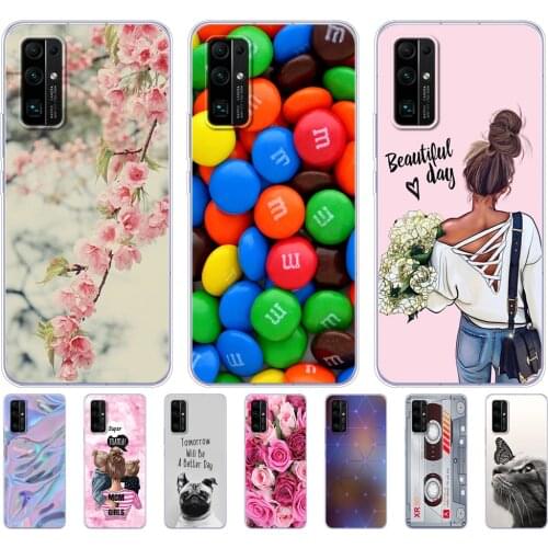 For HONOR 30 Cases Etui Soft Silicon TPU Back On Huawei Honor 30 Pro Phone Covers Honor30 Pro Plus 30 premium EBG-AN10 Bumper