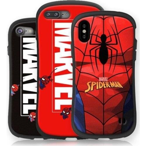 Marvel Phone Case for IPhone 6 / 6S / plus 7 / 8 / Plus X / XS / XR / XS Max Cute Cartoon Anti-fall Silicone Case Couples Gift