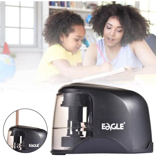 Electric Portable Pencil Sharpener Best Heavy Fast Duty Helical Steel Blade For Artists Kids Adults Colored Pencils