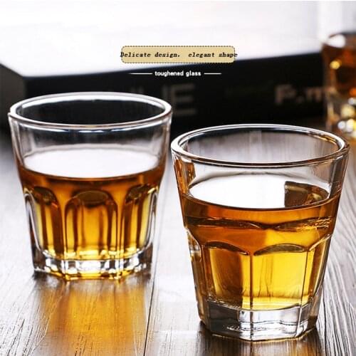 2 Pcs/Set Crystal Whiskey Glass Cup For The Home Bar Beer Water And Party Hotel Wedding Glasses Gift Drinkware